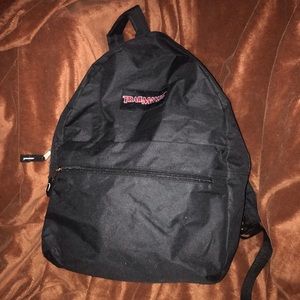 TRAILMAKER black bookbag backpack canvas